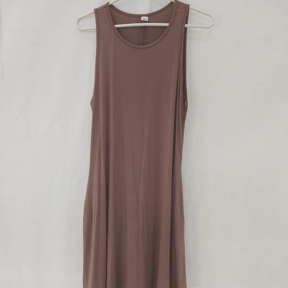 💢SOLD💢Taupe flair dress - Picture 2 of 7